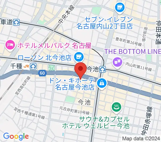 今池TOKUZOの地図