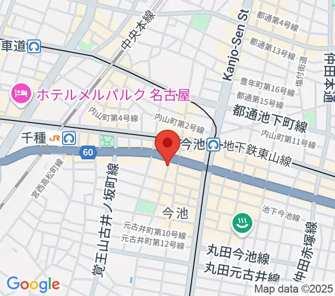 今池TOKUZOの地図