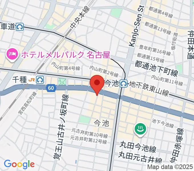 今池TOKUZOの地図