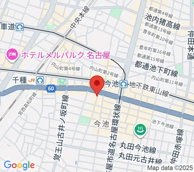 今池TOKUZOの地図