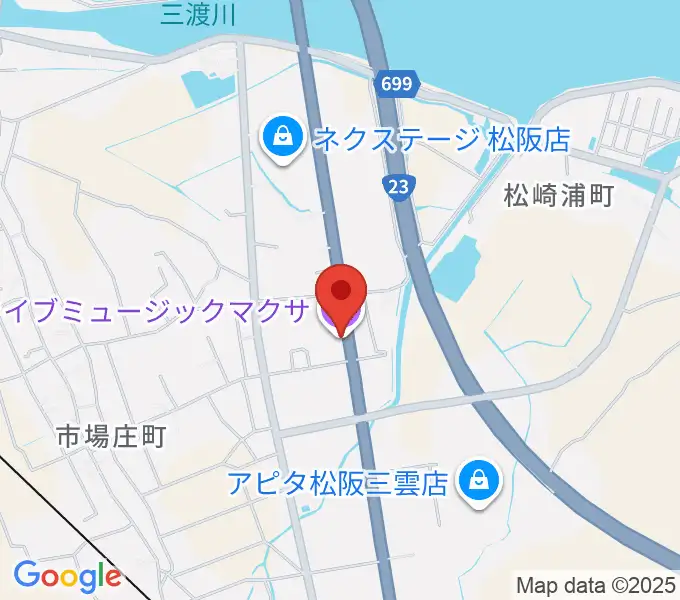 松阪マクサの地図