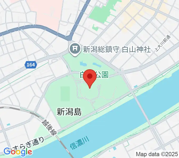 新潟県民会館の地図