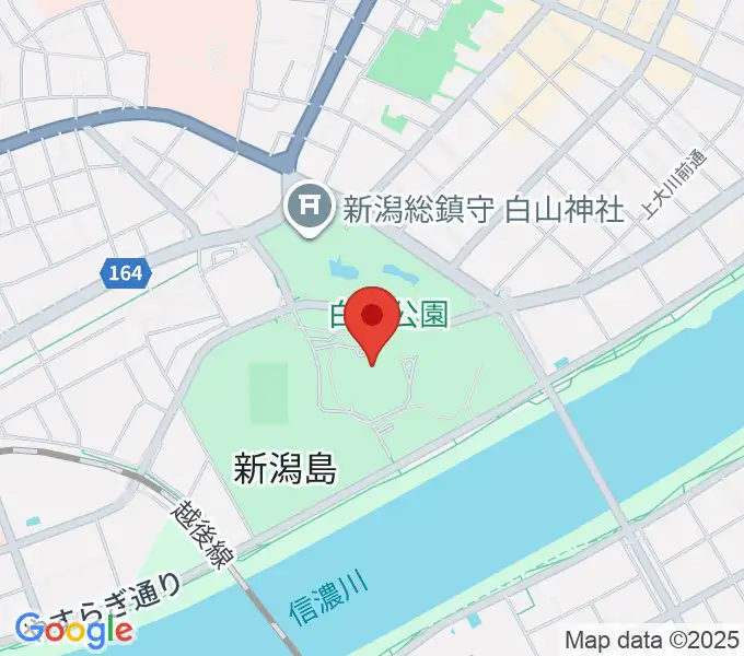 新潟県民会館の地図