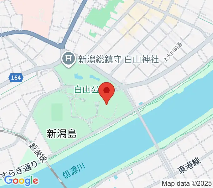 りゅーとぴあ 新潟市民芸術文化会館の地図