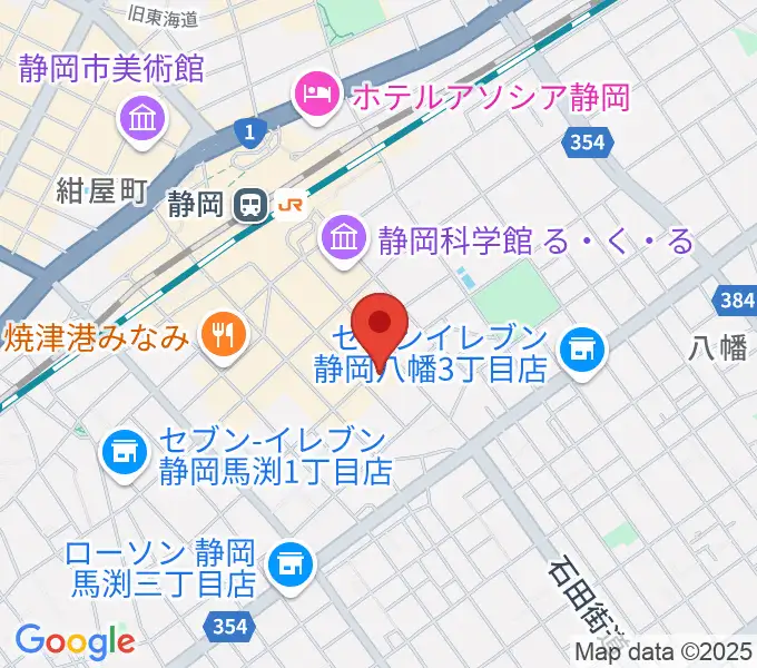 静岡サナッシュの地図
