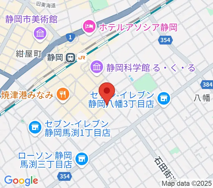 静岡サナッシュの地図