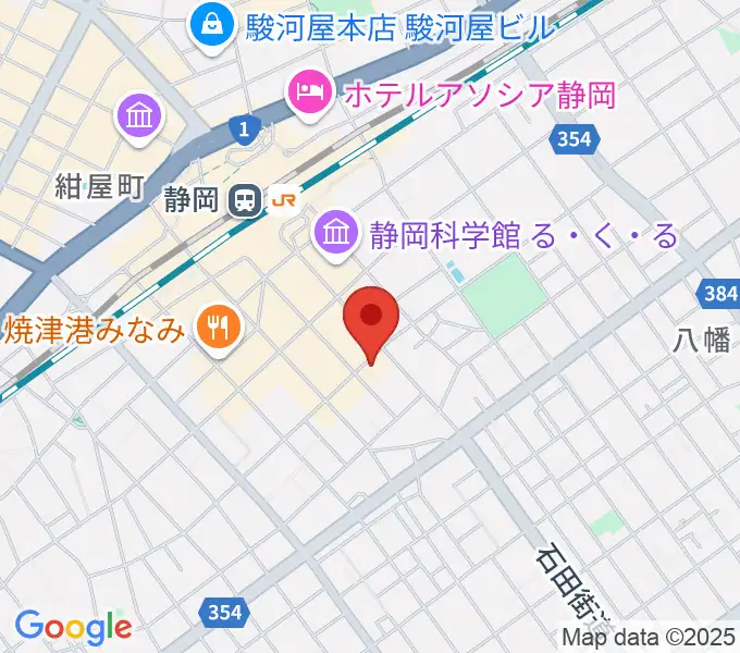 静岡サナッシュの地図