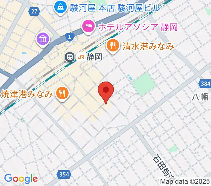 静岡サナッシュの地図