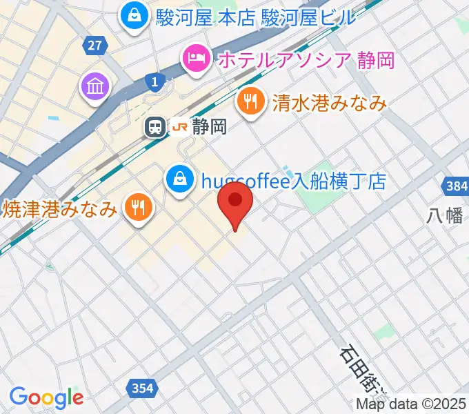 静岡サナッシュの地図