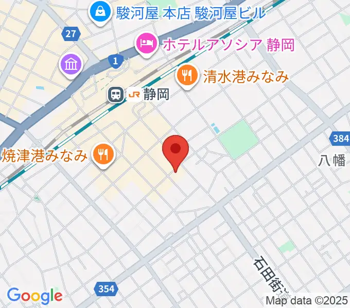 静岡サナッシュの地図