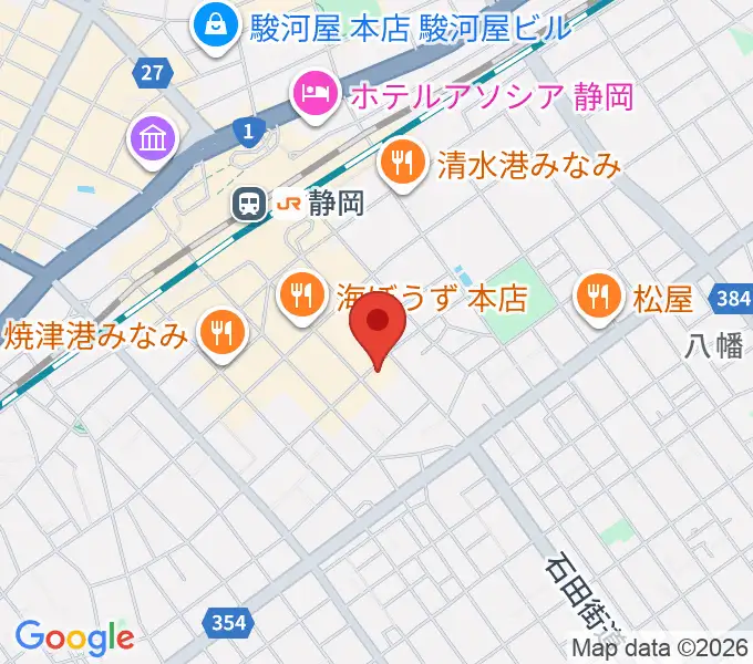 静岡サナッシュの地図