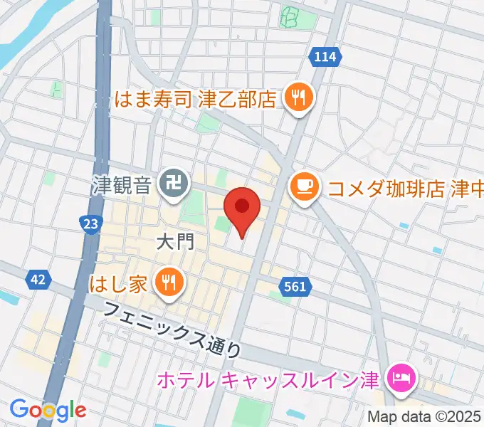 津BASS-1（ベースワン）の地図