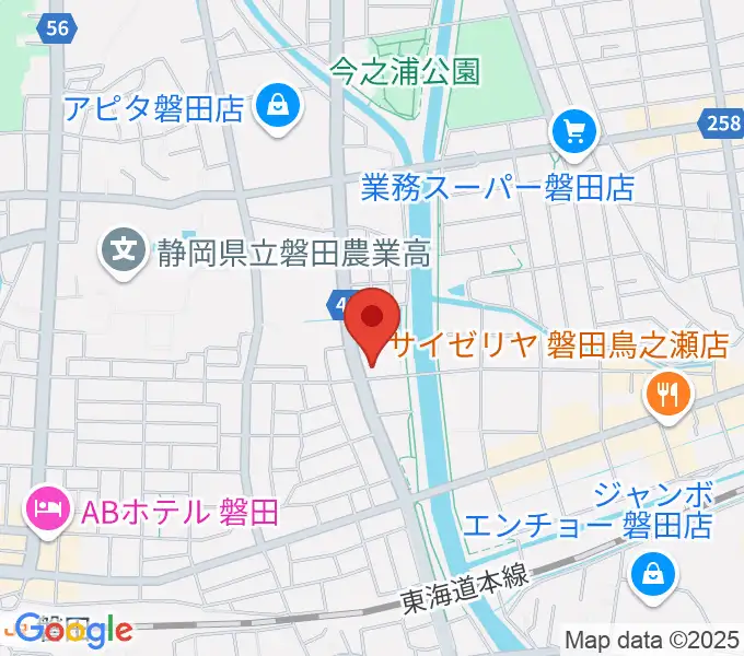 磐田FMステージの地図
