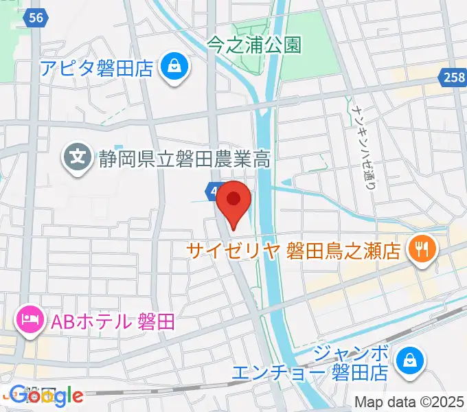 磐田FMステージの地図