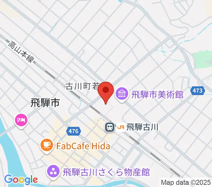飛騨市文化交流センターの地図