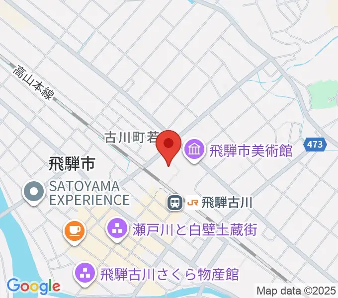 飛騨市文化交流センターの地図
