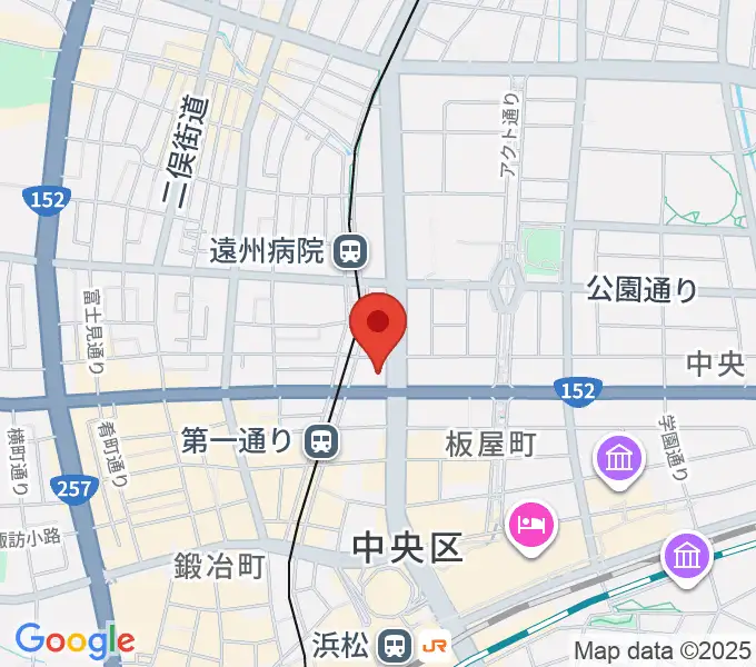 浜松窓枠の地図