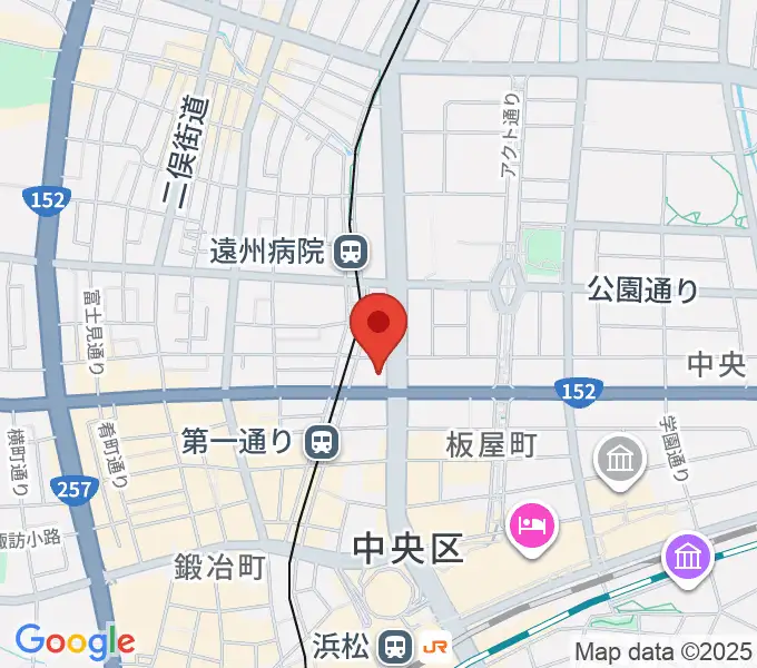 浜松窓枠の地図