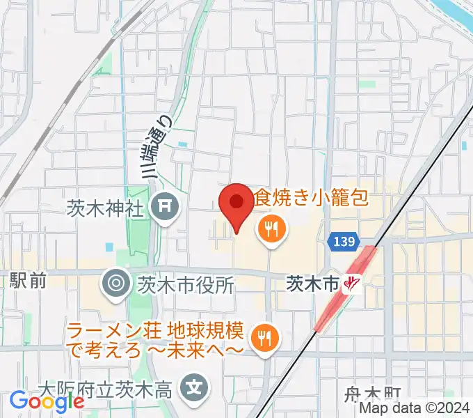 セブンステップミュージックの地図