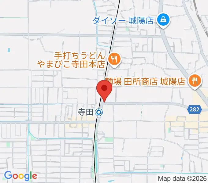 スタジオフレイバーの地図