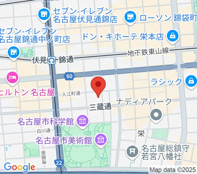 名古屋R&B Melroseの地図