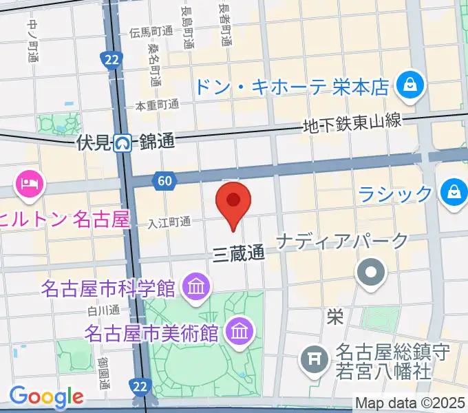 名古屋R&B Melroseの地図
