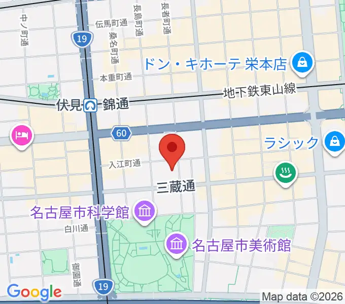 名古屋R&B Melroseの地図