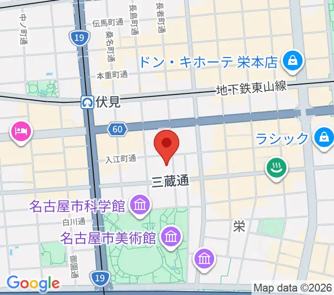 名古屋R&B Melroseの地図