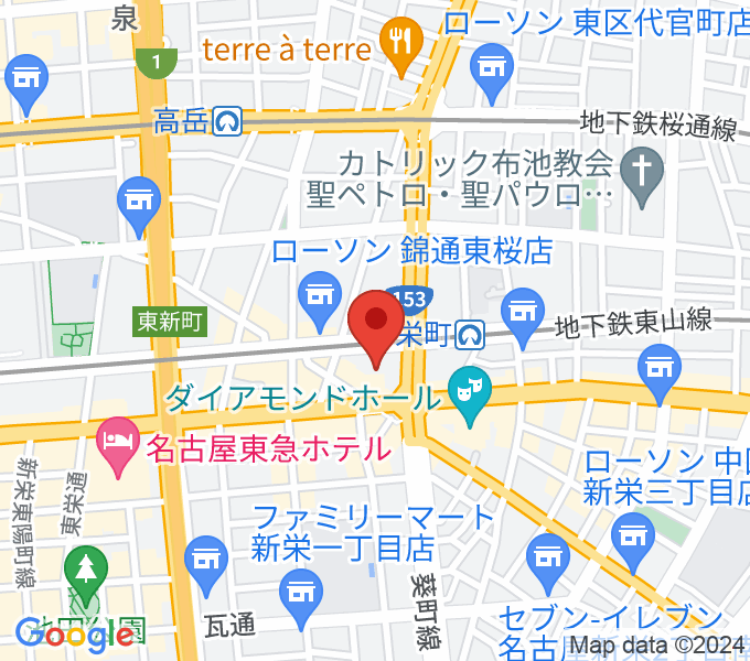 名古屋Jazz Spot Swingの場所