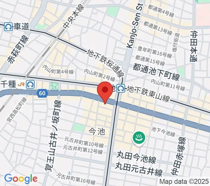 今池パラダイスカフェ21の地図