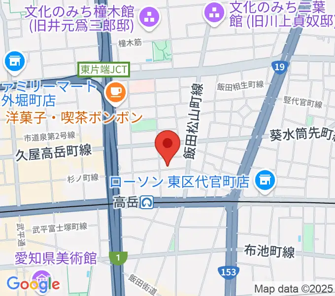 高岳Johnnyの地図
