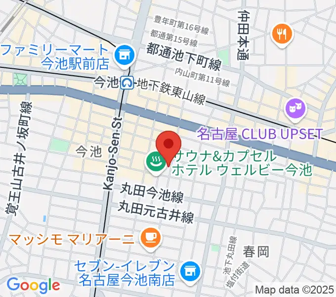 今池ハックフィンの地図