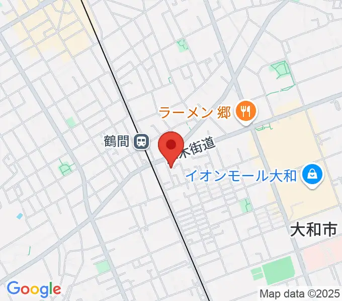 鶴間スタジオアジャの地図