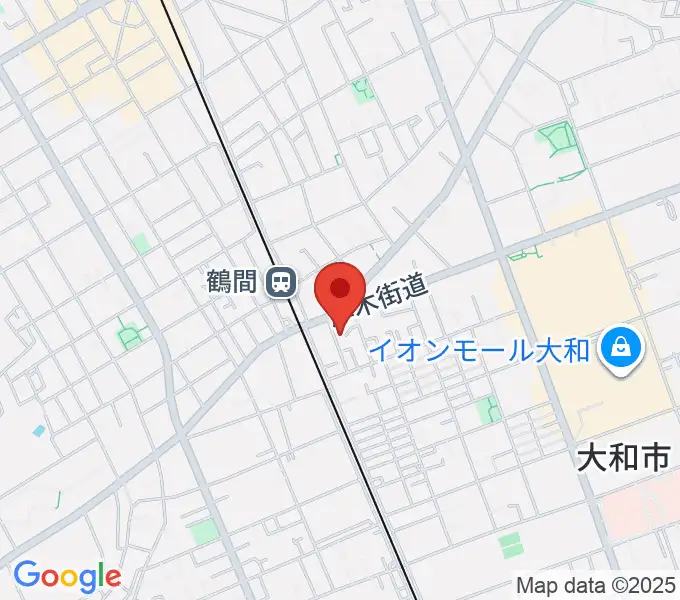 鶴間スタジオアジャの地図