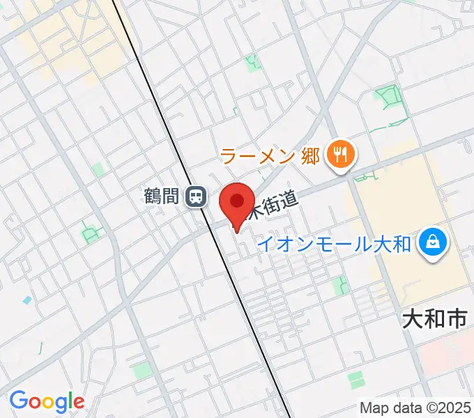 鶴間スタジオアジャの地図