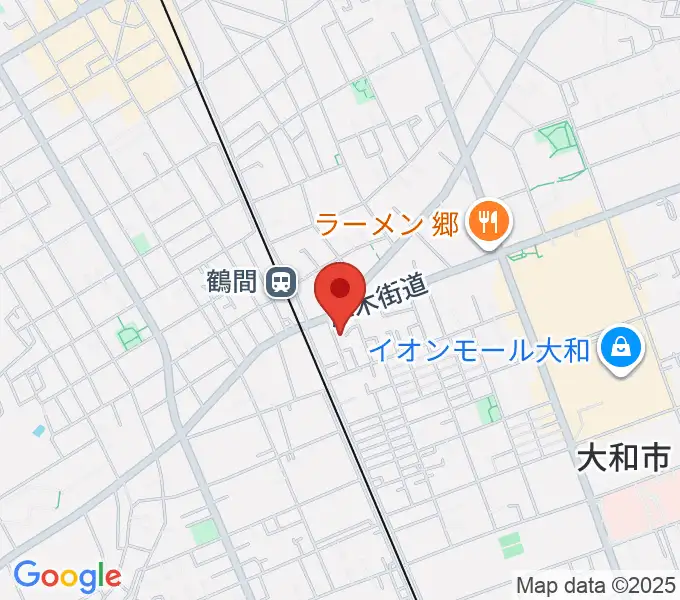 鶴間スタジオアジャの地図