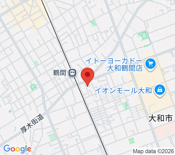 鶴間スタジオアジャの地図