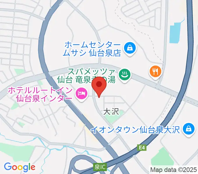ミュージックサロンプラックの地図