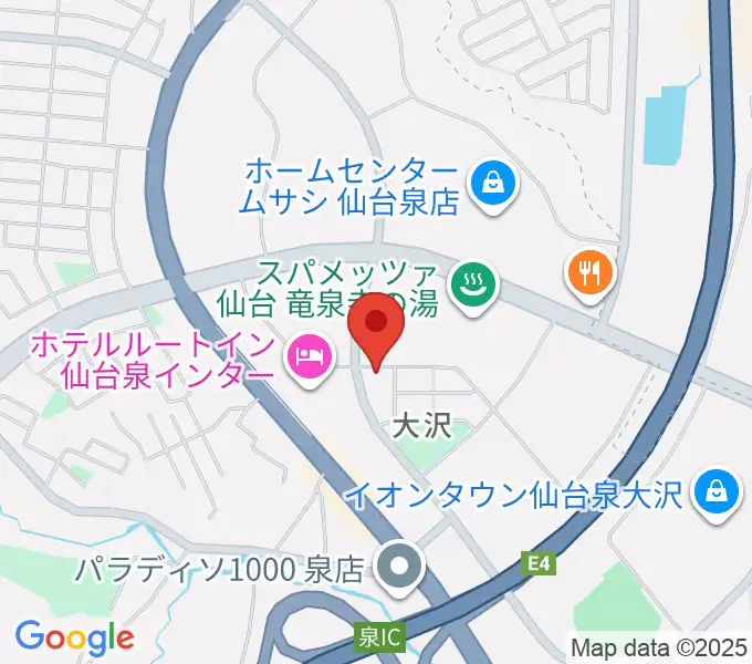 ミュージックサロンプラックの地図