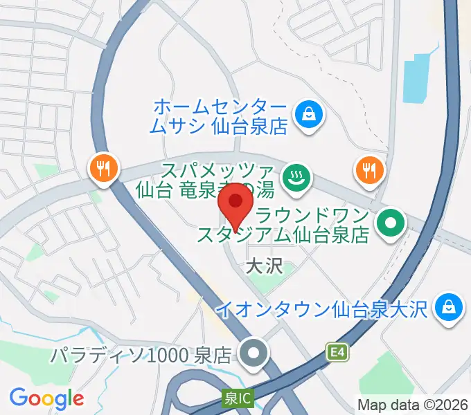 ミュージックサロンプラックの地図