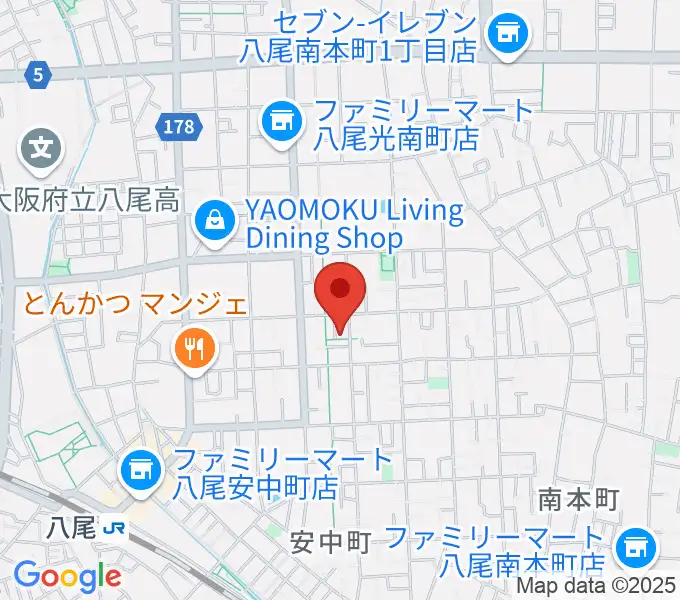 福田洋子ピアノ音楽教室の地図