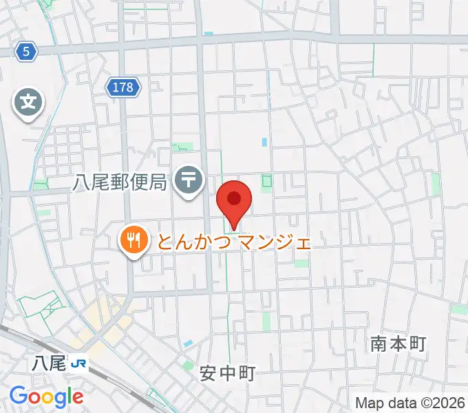 福田洋子ピアノ音楽教室の地図