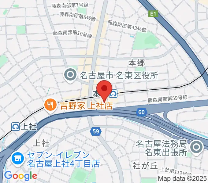 本郷アルマジロの地図