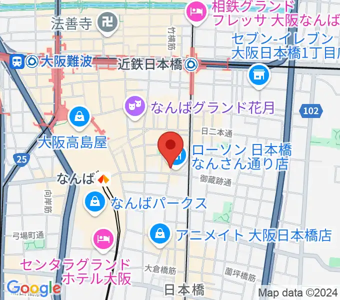 スタジオクーパーの地図