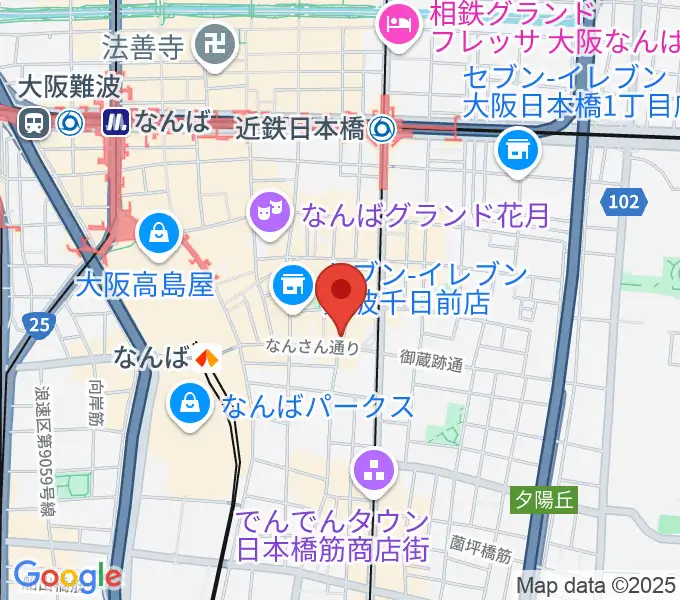 スタジオクーパーの地図