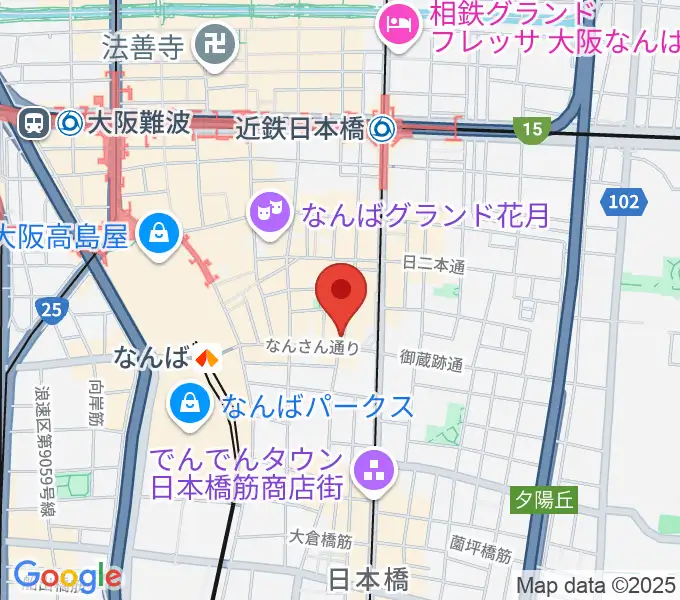 スタジオクーパーの地図