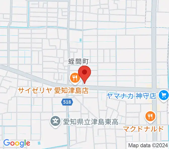 JAZZくれよんの地図