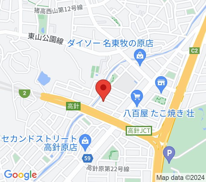 名古屋ライブスペースピアチェーレの場所