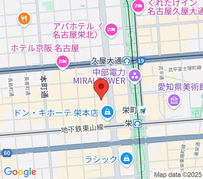 名古屋ケントスの地図