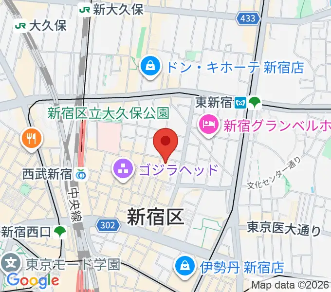 HOLIDAY SHINJUKUの地図